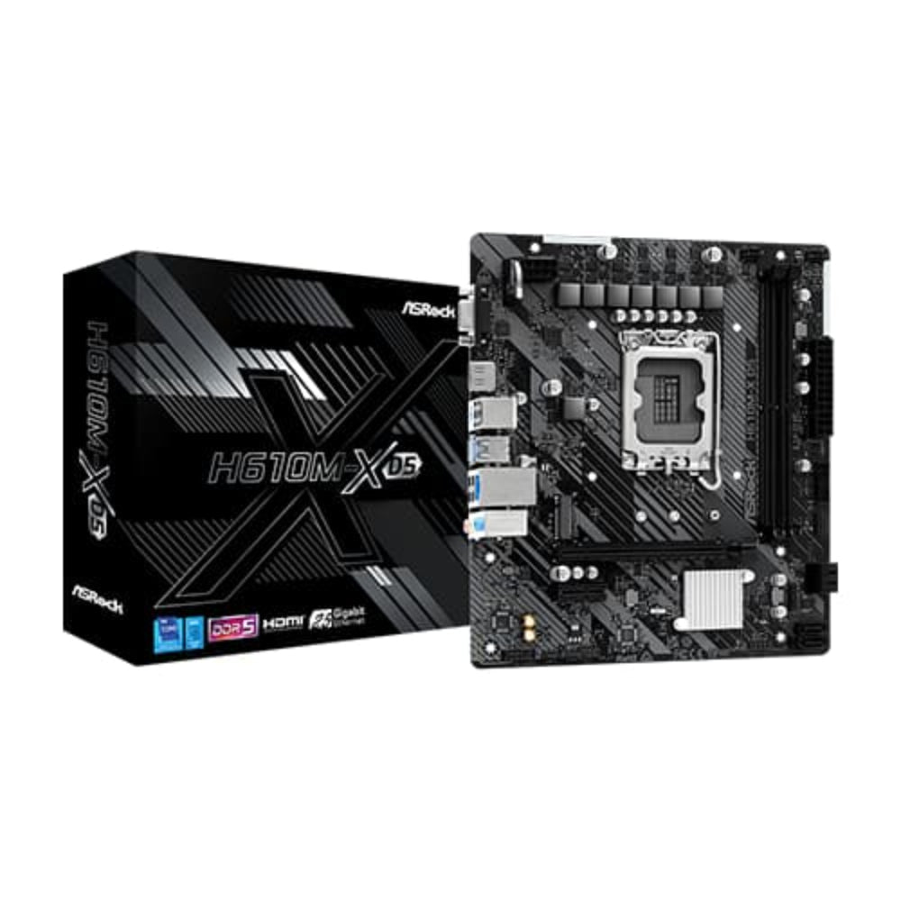 ASROCK H610M-X DDR5 Intel Motherboard – TechCure India