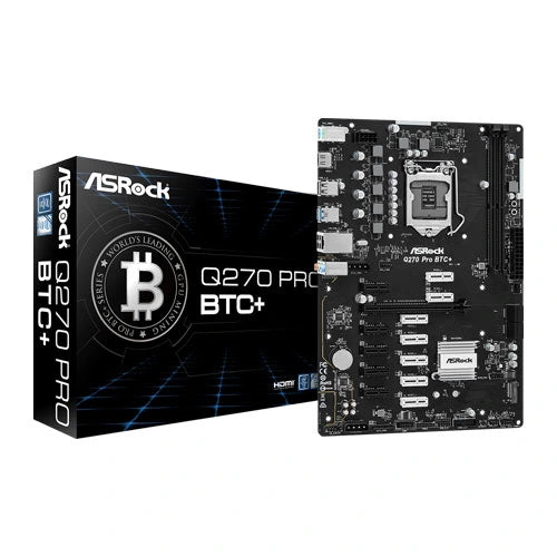 ASRock Q270 Pro BTC Plus ATX DDR4 Motherboard – TechCure India