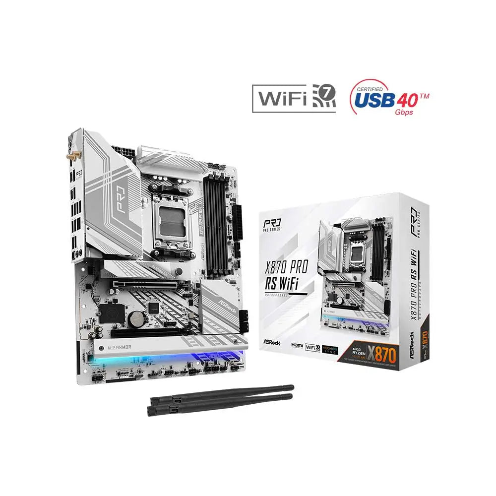 ASRock X870 Pro RS WiFi AM5 ATX Motherboard – TechCure India