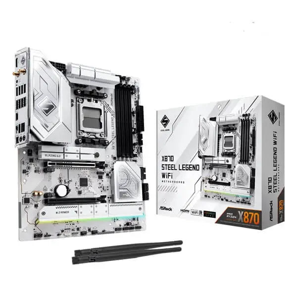 ASRock X870 Steel Legend WiFi AM5 ATX Motherboard – TechCure India