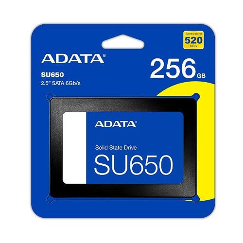 ADATA Ultimate SU650 256GB SATA 3D NAND 2.5 SATA Internal Solid State Drive ( SSD ) – TechCure India