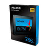 ADATA Ultimate SU750 256GB SATA III 2.5 Inch 3D TLC Internal Solid State Drive ( SSD )