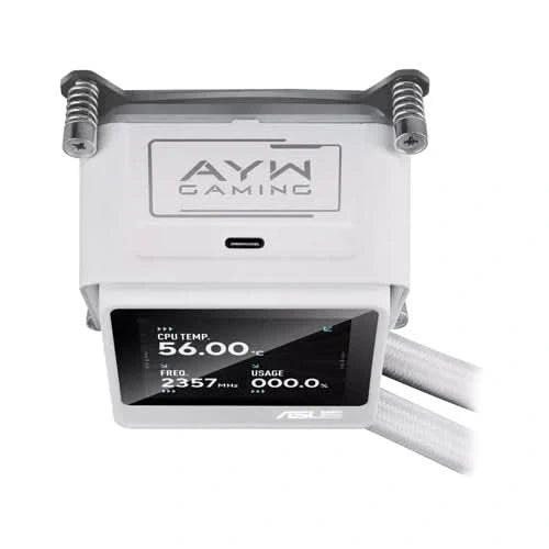 ASUS AYW Gaming LC 360 ARGB LCD White Edition, 360mm AIO CPU Liquid Cooler – TechCure India