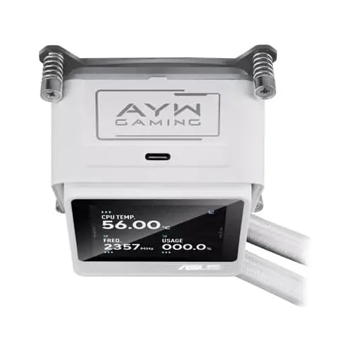 Asus AYW Gaming LC 360 ARGB LCD White Edition CPU Liquid Cooler (AYW-LC360-ARGB-LCD-WHITE) – TechCure India