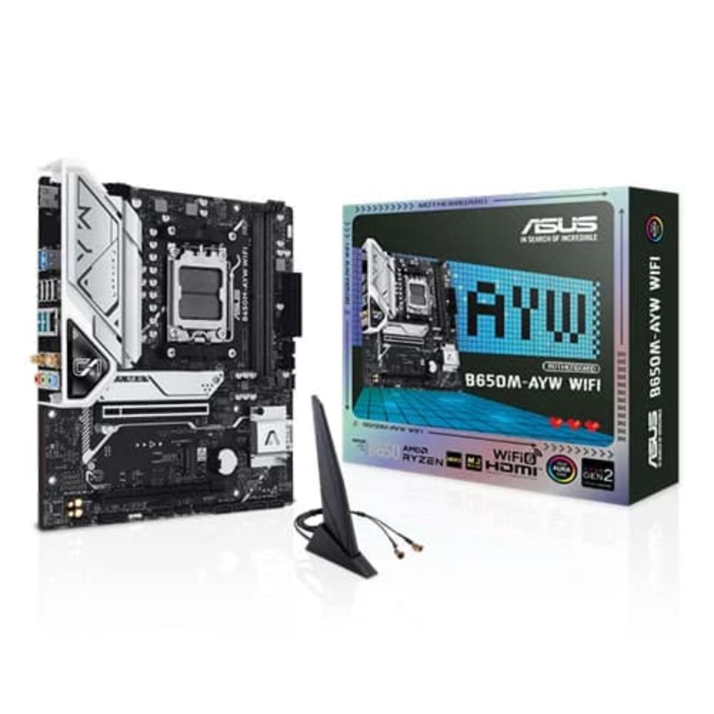 ASUS B650M-AYW Wifi6 DDR5 AMD Motherboard – TechCure India