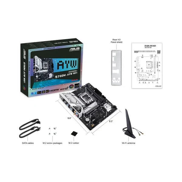 ASUS B760M-AYW WIFI DDR5 Intel Motherboard – photo 7 – TechCure India