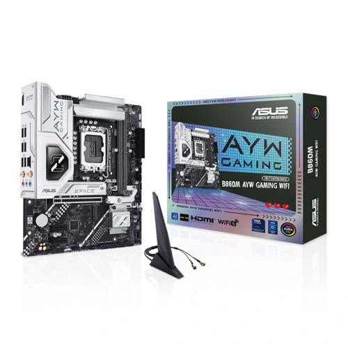 ASUS B860M AYW Gaming WIFI M-ATX Motherboard – TechCure India