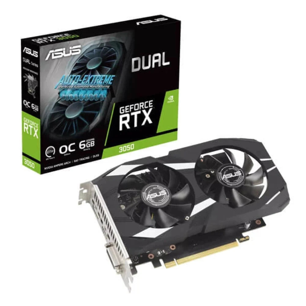 ASUS Dual GeForce RTX 3050 OC 6GB Nvidia Graphic Card – TechCure India