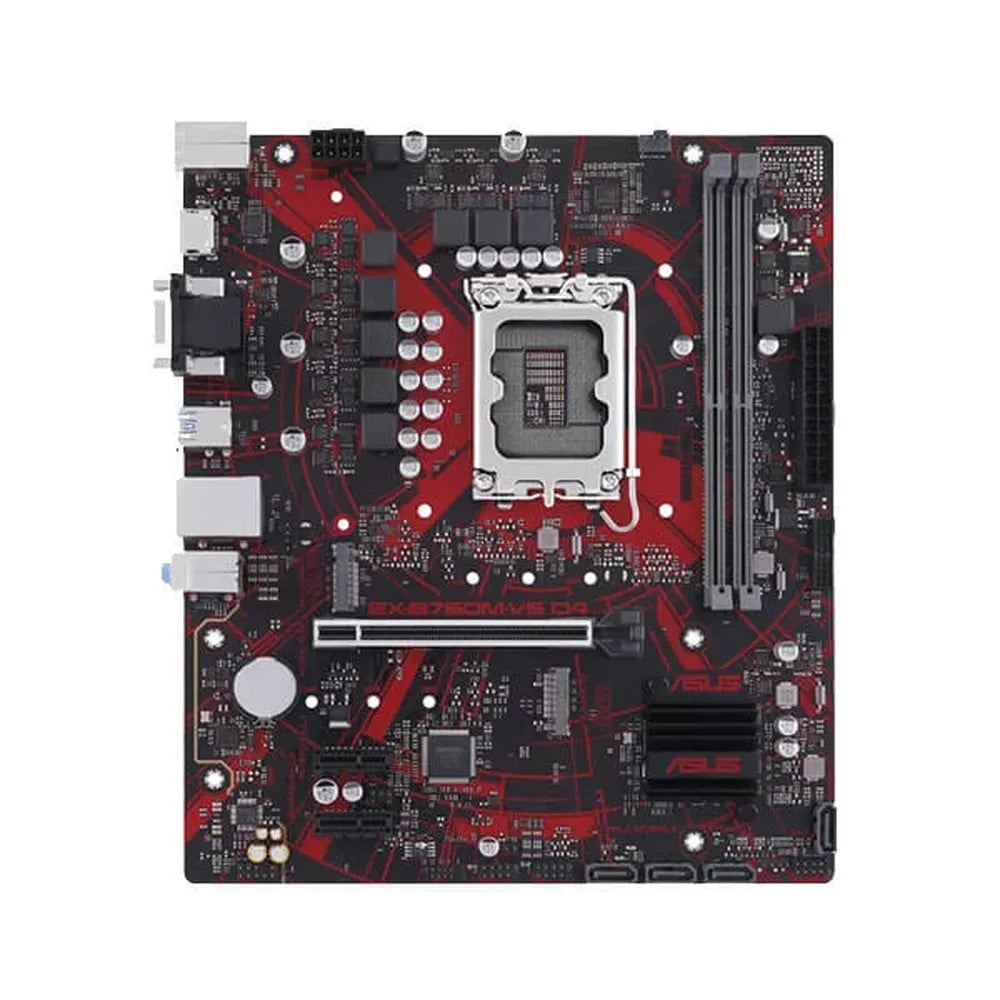 ASUS EX-B760M-V5 DDR4 Intel Motherboard – Model EX-B760M-V5-D4 – TechCure India