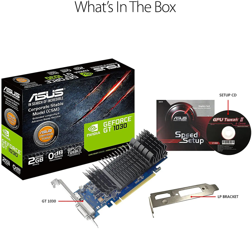 Asus Geforce Gt 1030 2Gb Gddr5 Graphics Card (Gt1030-2G-Csm) – TechCure India