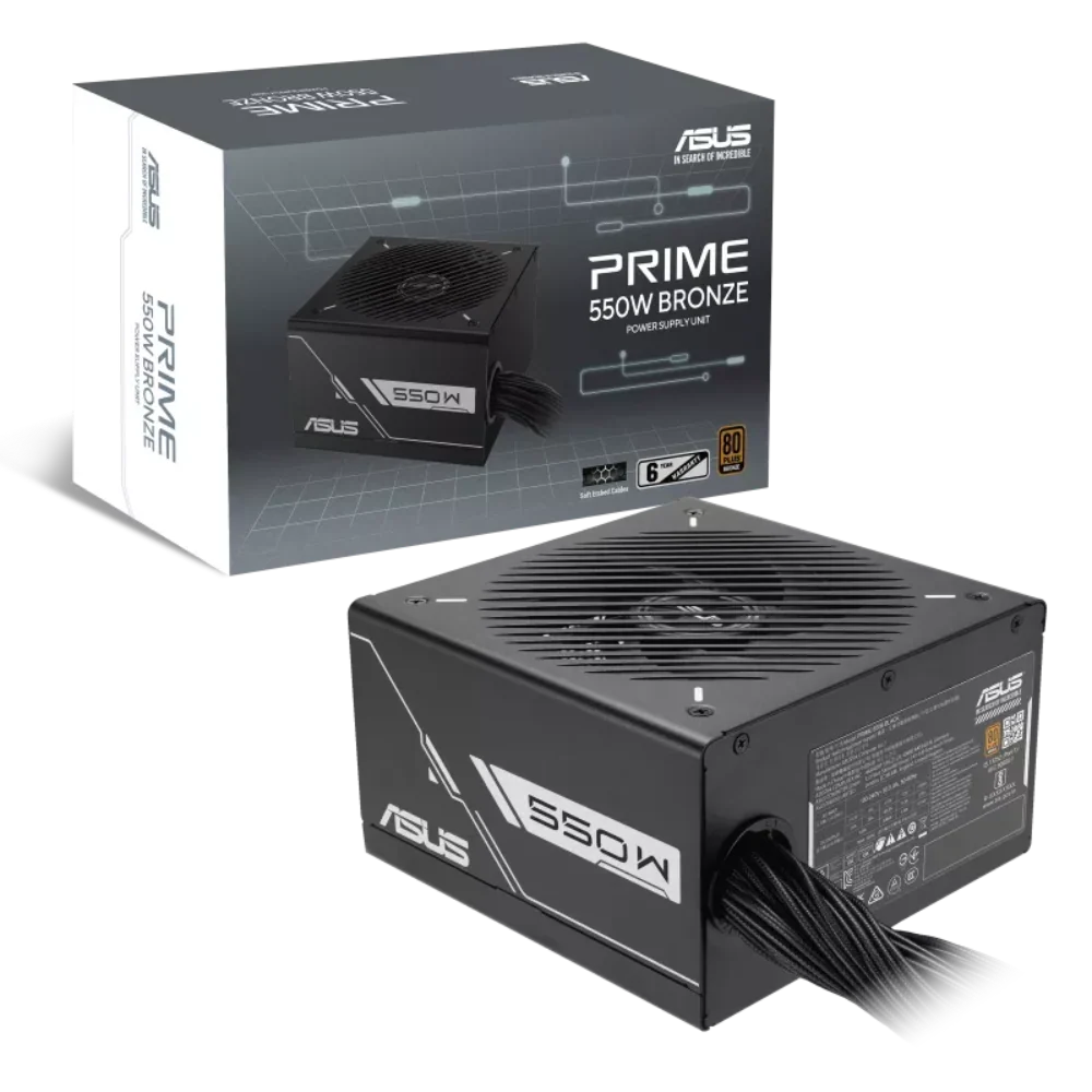 ASUS Prime 550B 80+ Bronze ATX 2.0 Non Modular Power Supply ( 550W ) – photo 7 – TechCure India