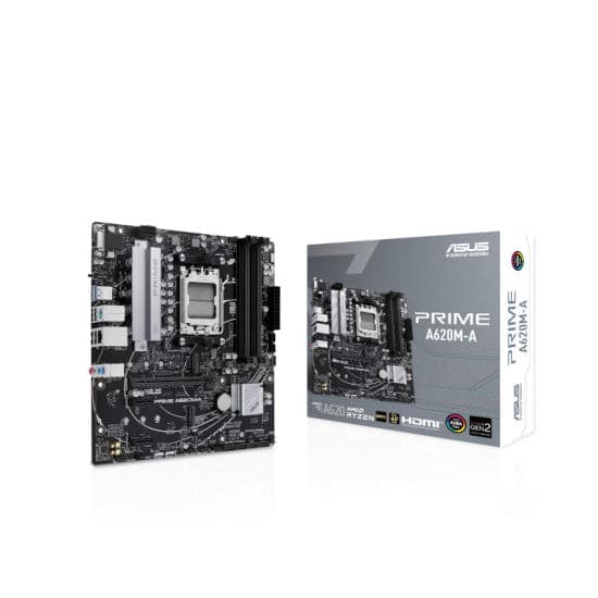 ASUS Prime A620M-A DDR5 AMD Motherboard – TechCure India
