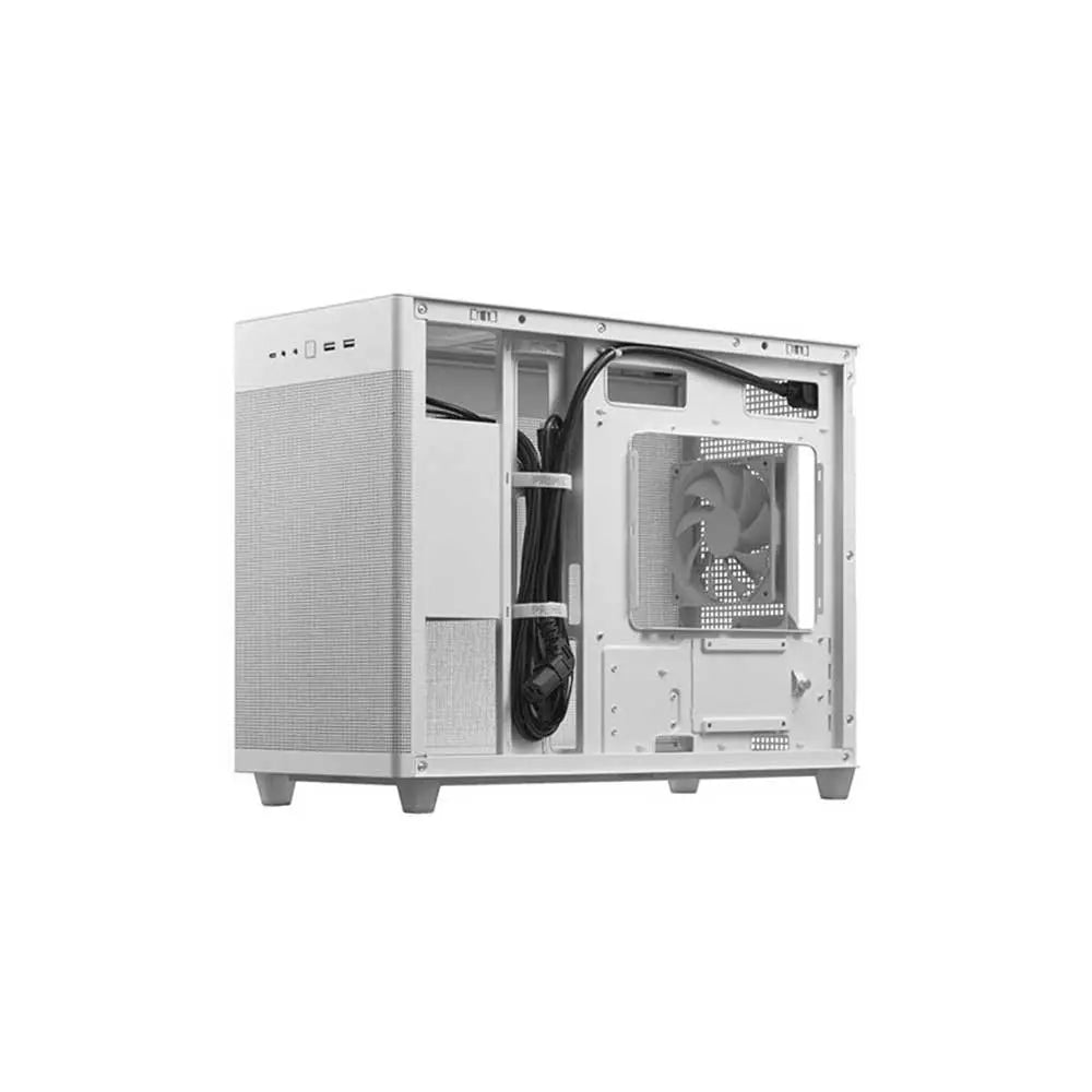 Asus Prime AP201 Micro Atx Mini Tower Cabinet (White) (PRIME-AP201-WHITE) – TechCure India