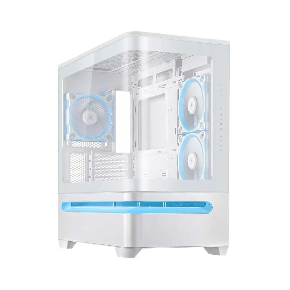 ASUS Prime AP202 ARGB Micro ATX Mid Tower Cabinet White – TechCure India