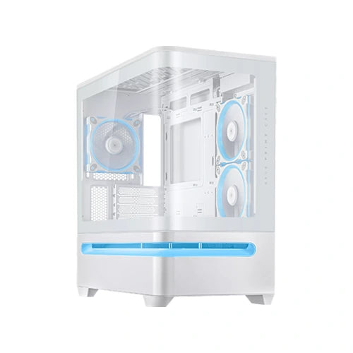 Asus Prime AP202 ARGB White M-ATX Mini Tower Case – TechCure India