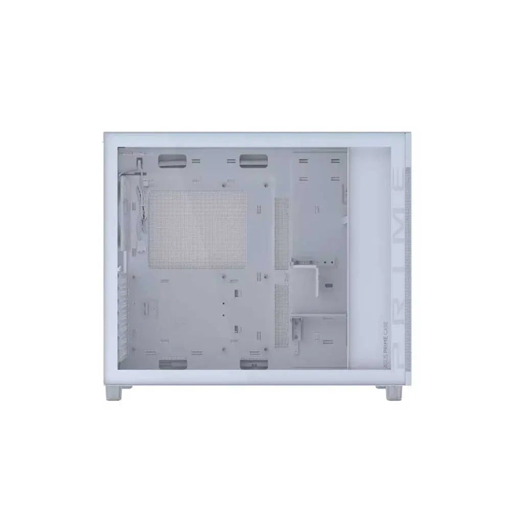 ASUS Prime AP303 Tempered Glass Panel ATX Cabinet White – TechCure India
