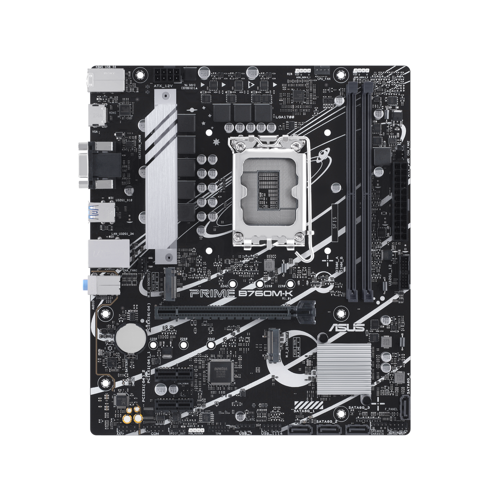 ASUS Prime B760M-K DDR5 Intel Motherboard – TechCure India