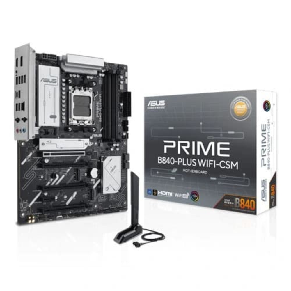 ASUS Prime B840-Plus WIFI 6E CSM DDR5 AMD Motherboard – TechCure India