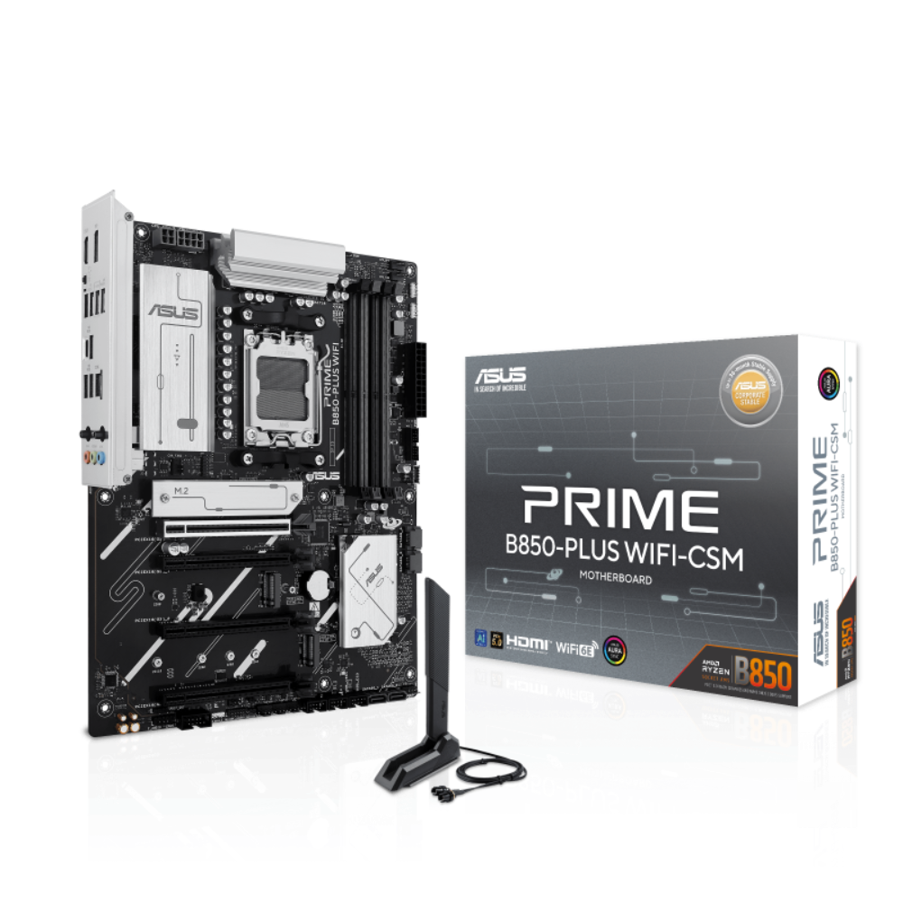 ASUS Prime B850 Plus Wifi CSM AMD Motherboard – TechCure India