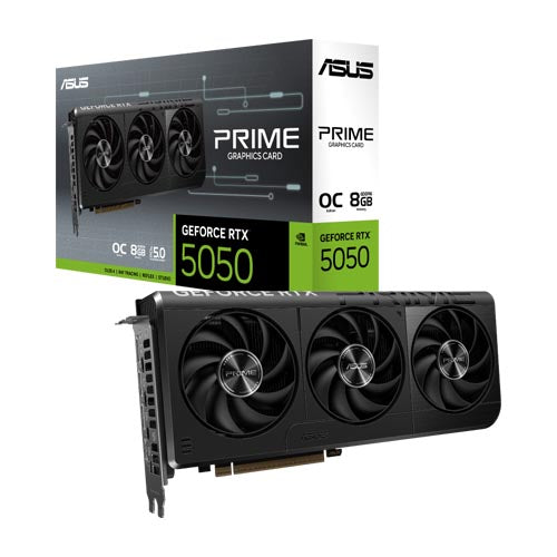 ASUS Prime GeForce RTX 5050 8GB GDDR6 OC Edition Graphics Card PRIME-RTX5050-O8G – TechCure India