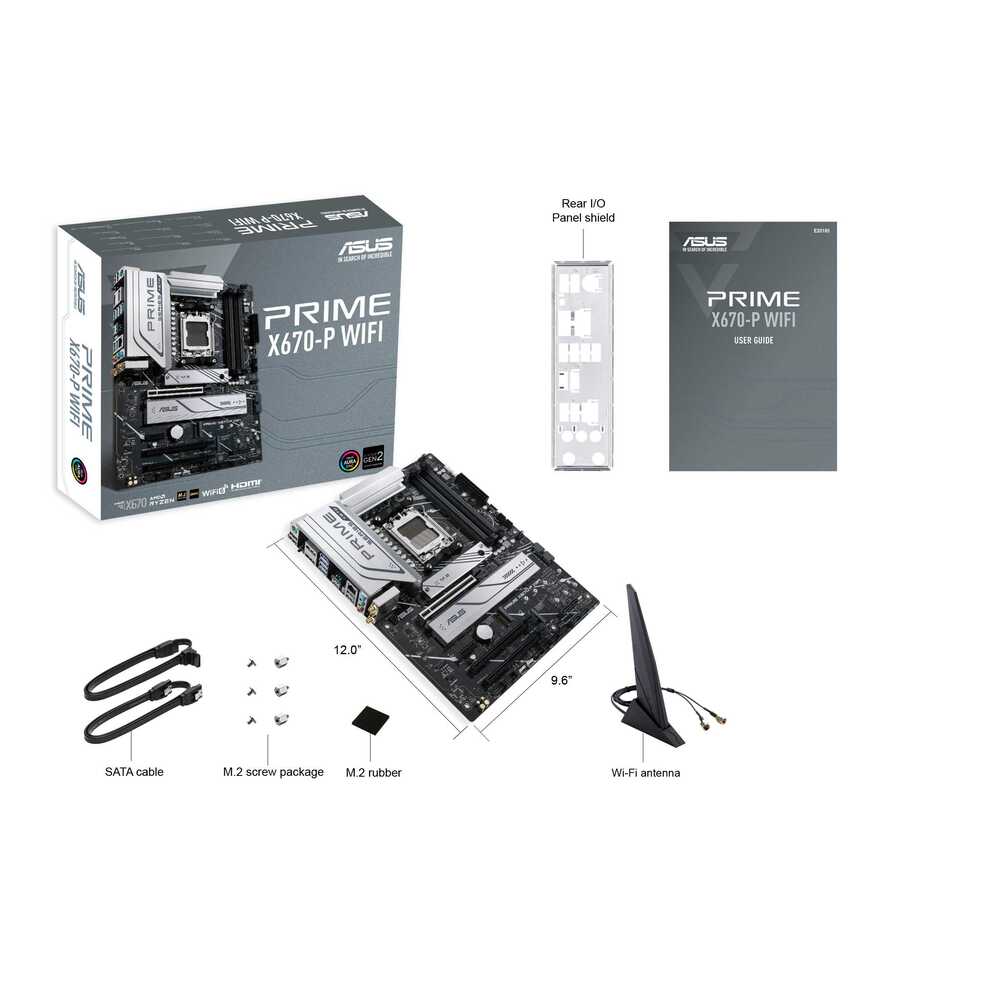 Asus Prime X670 P WiFi Motherboard – TechCure India