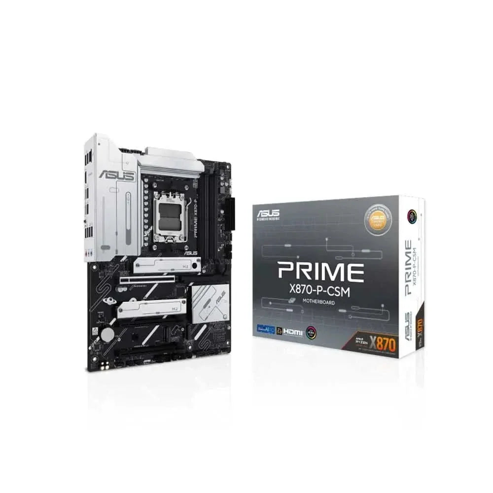 ASUS PRIME X870-P CSM DDR5 AM5 ATX Motherboard – Socket AM5 – TechCure India