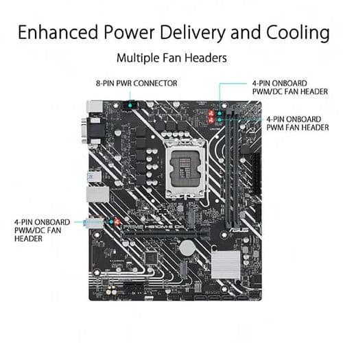 ASUS Prime H610M-E DDR4 Intel Motherboard - 4