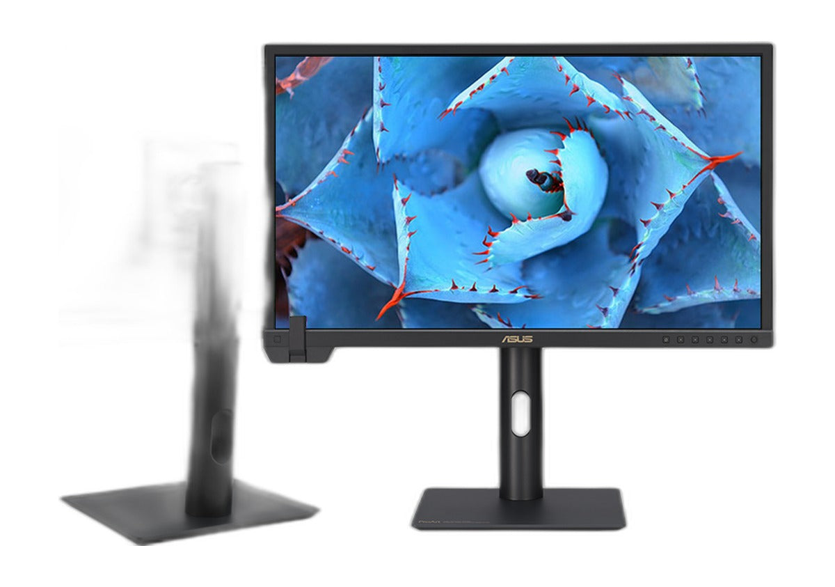 ASUS ProArt Display 24Inch 4K 12G SDI HLG Professional Monitor – front and back view – IPS panel – TechCure India