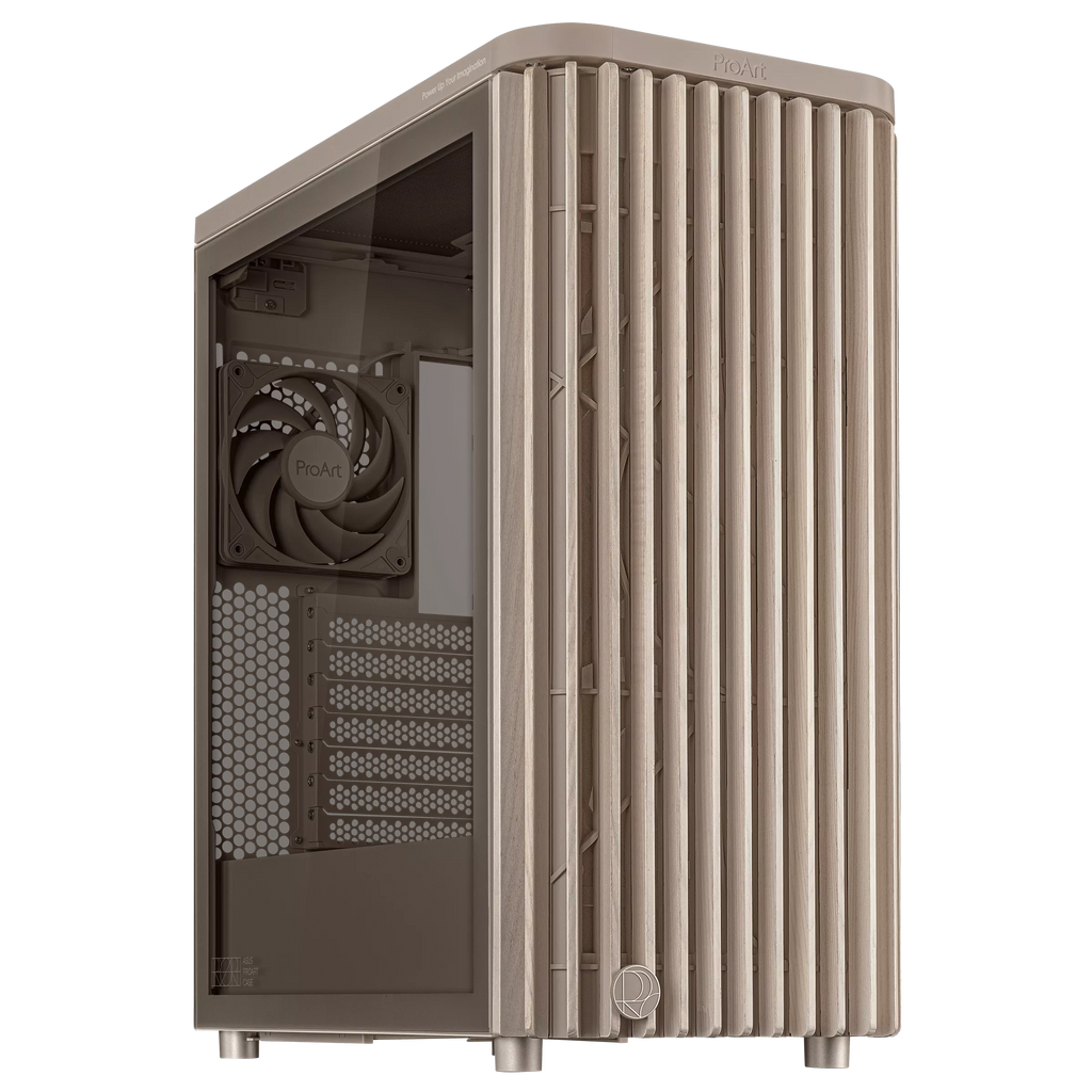 Asus ProArt PA401 Wood Edition Beige ATX Tempered Glass Panel Case – TechCure India