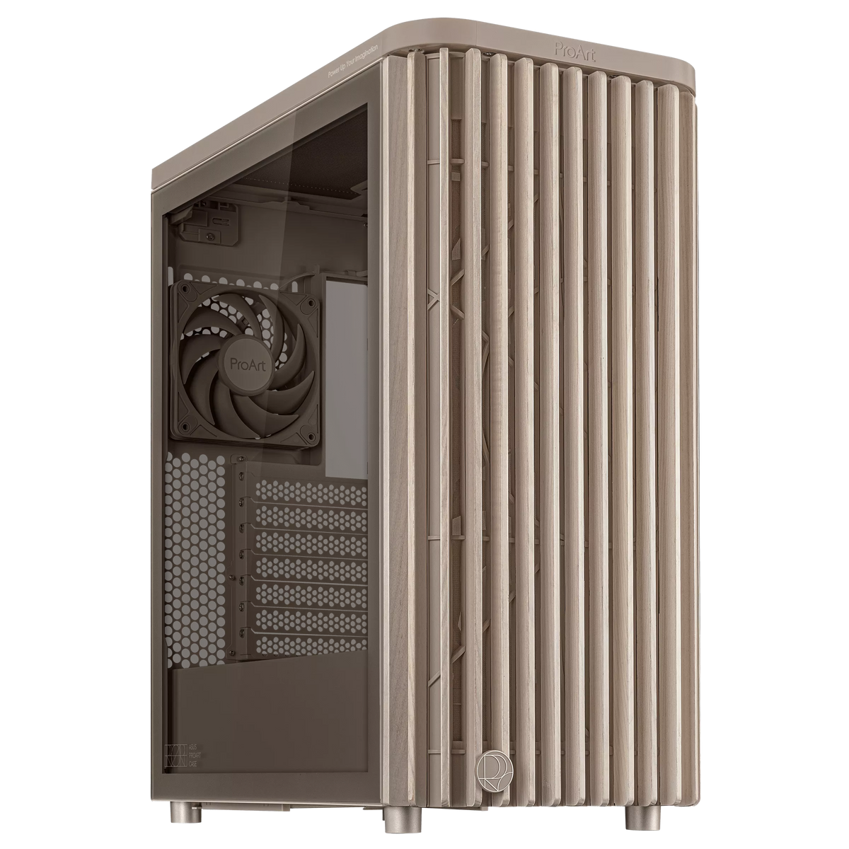 Asus ProArt PA401 Wood Edition Beige ATX Tempered Glass Panel Case – TechCure India