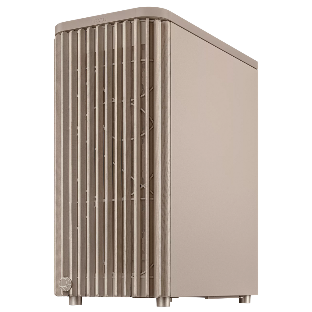 Asus ProArt PA401 Wood Edition Beige ATX Tempered Glass Panel Case – TechCure India