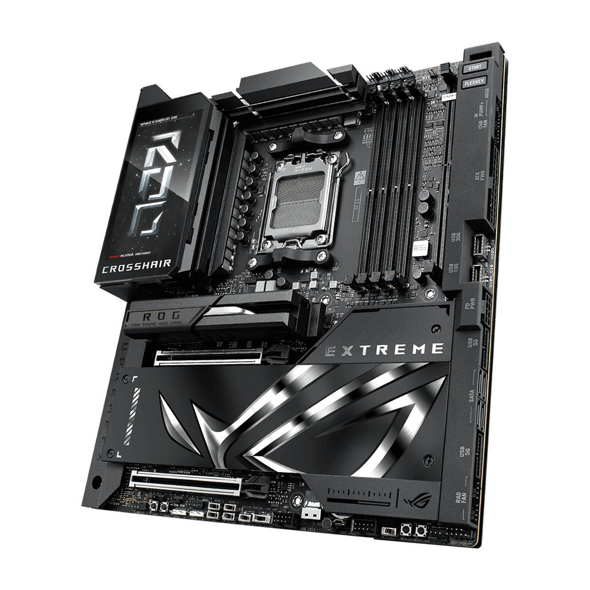 ASUS ROG Crosshair X870E Extreme Wifi7 DDR5 AMD Motherboard – AMD X870E – TechCure India