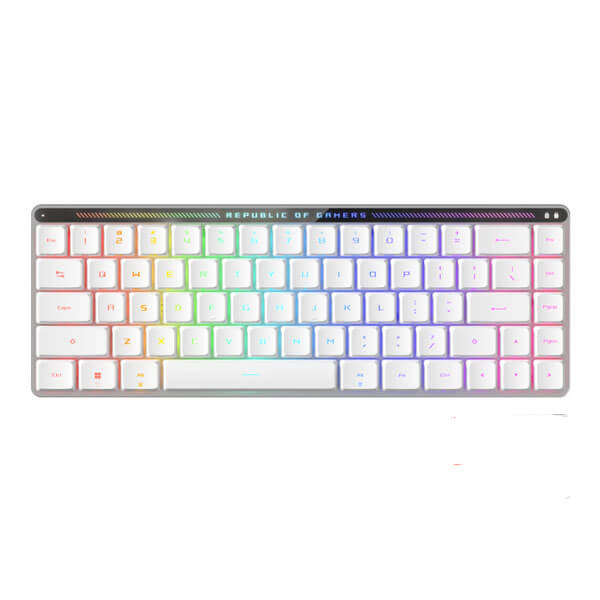 Asus ROG Falchion RX Low Profile White Tri-Mode Gaming Keyboard – TechCure India