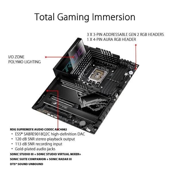 ASUS ROG Maximus Z690 Hero Wifi DDR5 Intel Motherboard - 4
