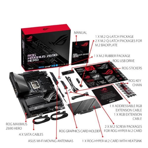 ASUS ROG Maximus Z690 Hero Wifi DDR5 Intel Motherboard - 2