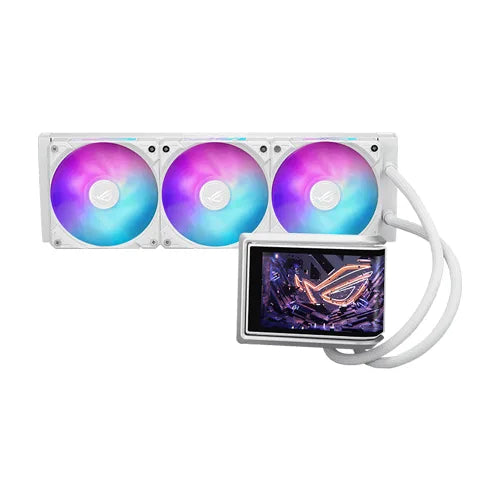 Asus ROG Ryuo IV 360mm ARGB White CPU Liquid Cooler With Curved Display – TechCure India