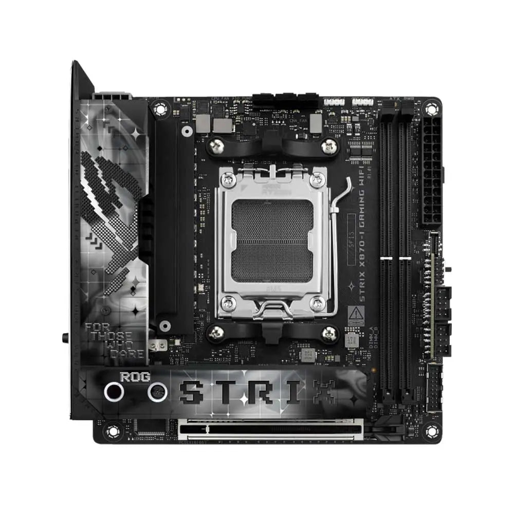 Asus Rog Strix X870-I Gaming WiFi AM5 Mini-ITX Motherboard – TechCure India