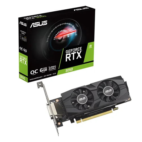 Asus RTX 3050 LP BRK OC 6GB GDDR6 Graphics Card – Model RTX3050-O6G-LP-BRK – TechCure India