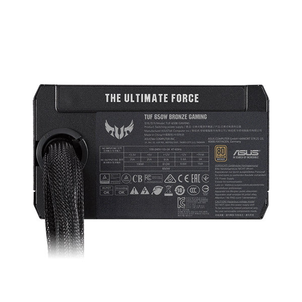 Asus Tuf Gaming 650B 650 Watt 80 Plus Bronze Power Supply – TechCure India
