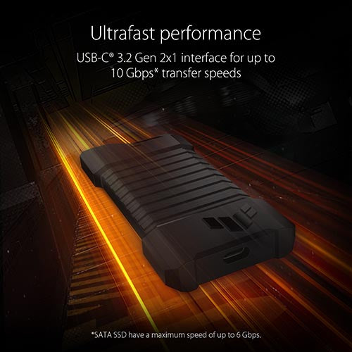 Asus TUF Gaming A1 M.2 NVMe SSD Enclosure ESD-T1A/BLK/G/AS – TechCure India