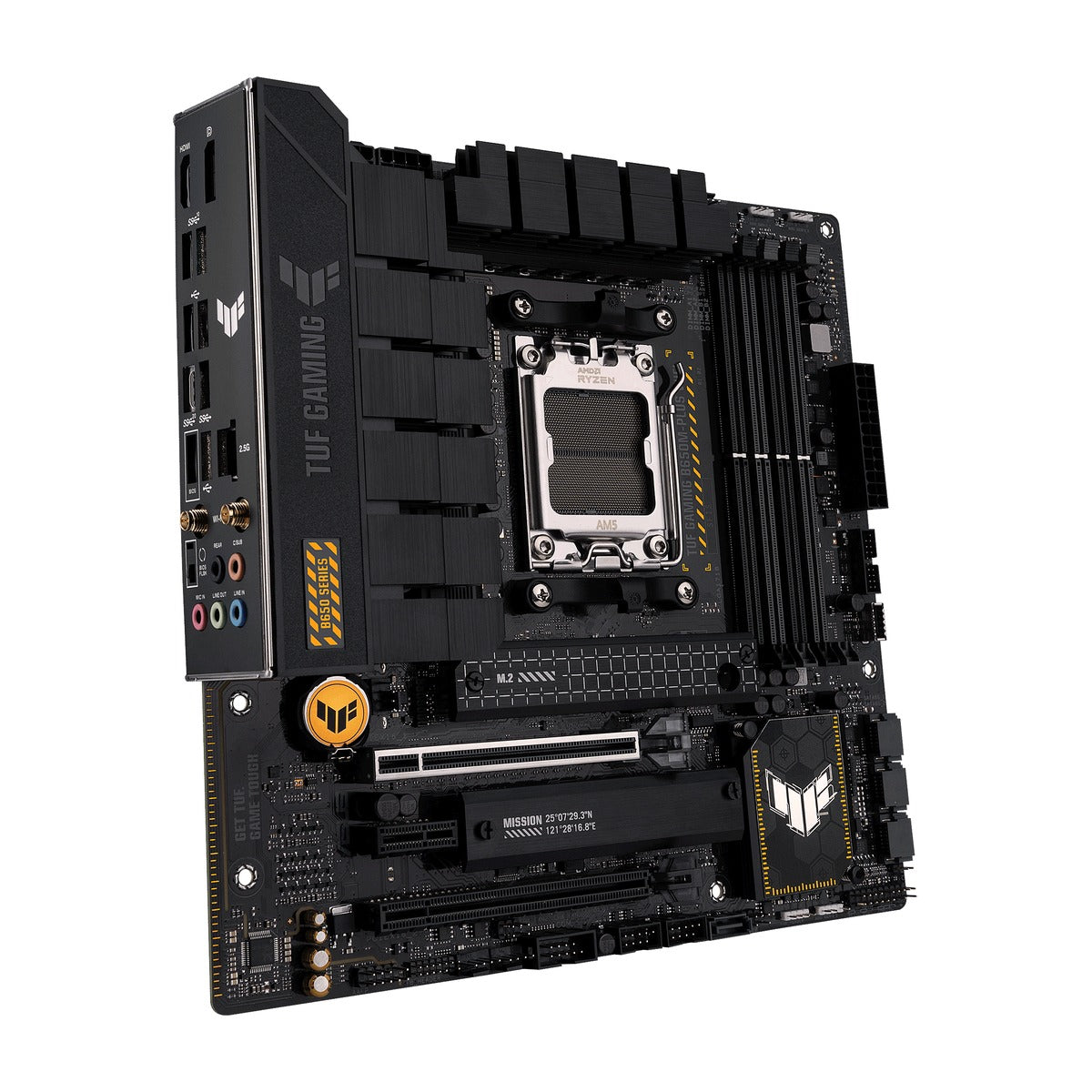 Asus TUF Gaming B650M-Plus Wifi AM5 Micro-ATX Motherboard (TUF-GAMING-B650M-PLUS-WIFI) – TechCure India