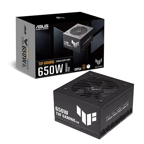 Asus TUF Gaming EVO Bronze 650 Watt ATX 3.1 Fully Modular SMPS – TechCure India