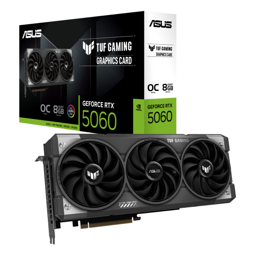 ASUS TUF Gaming GeForce RTX 5060 OC 8GB Nvidia Graphic Card – TechCure India