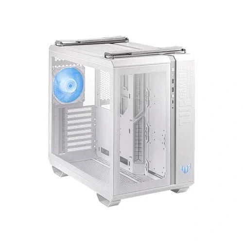 ASUS TUF Gaming GT502 PLUS TG ARGB Mid Tower Gaming Cabinet, White – TechCure India