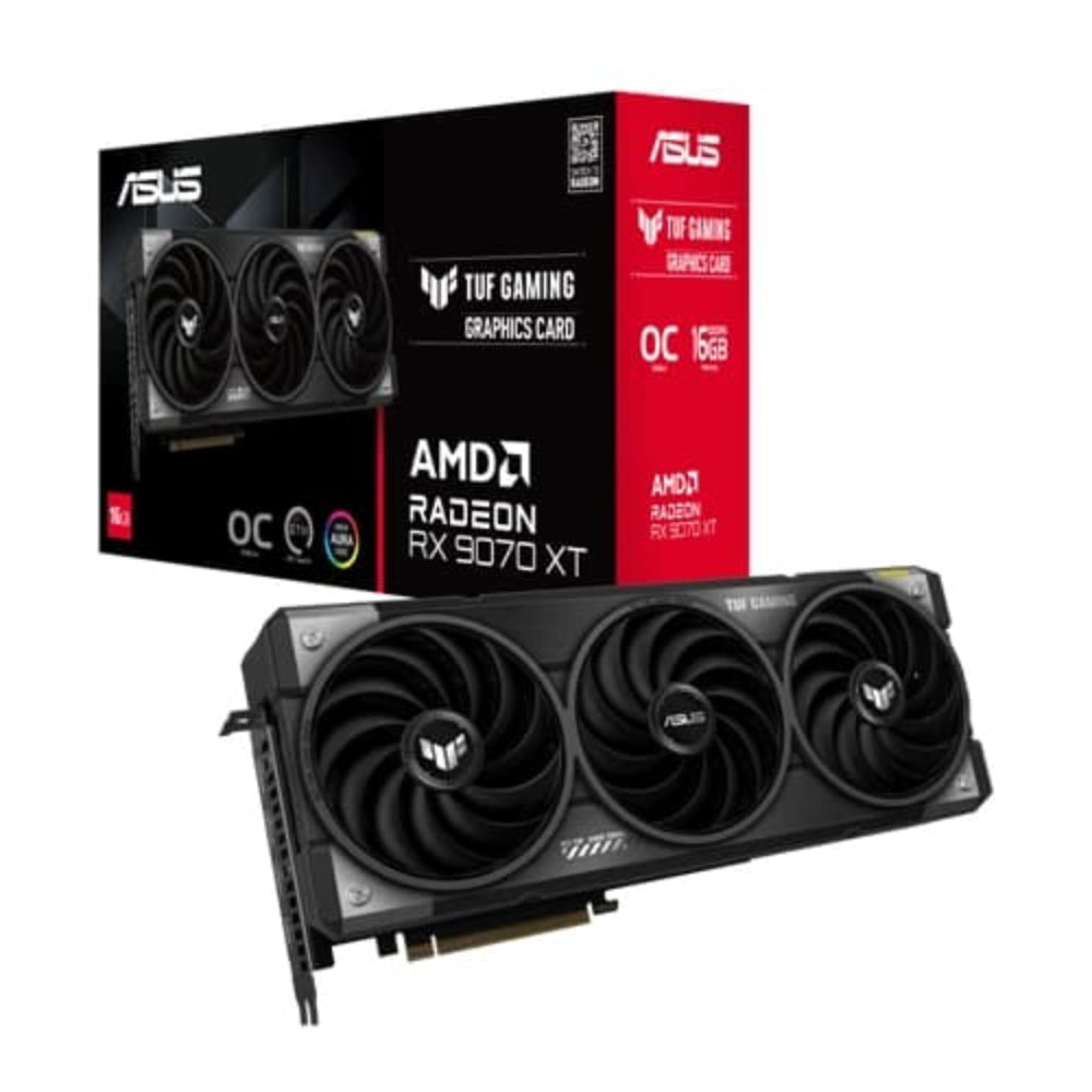 ASUS TUF Gaming Radeon RX 9070 XT OC Edition 16GB AMD Graphic Card – TechCure India