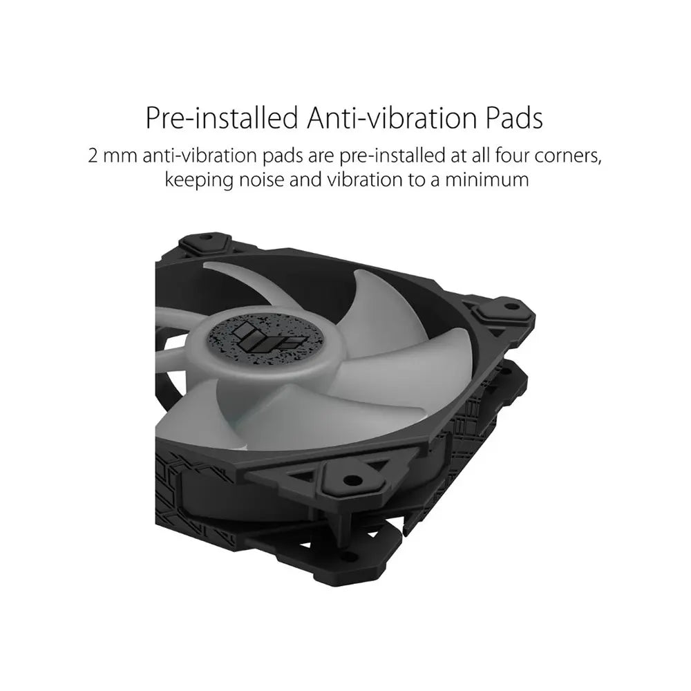 Asus Tuf Gaming TF120 Argb 3 In 1 Cabinet Fan White (90DA0033-B00030) – TechCure India