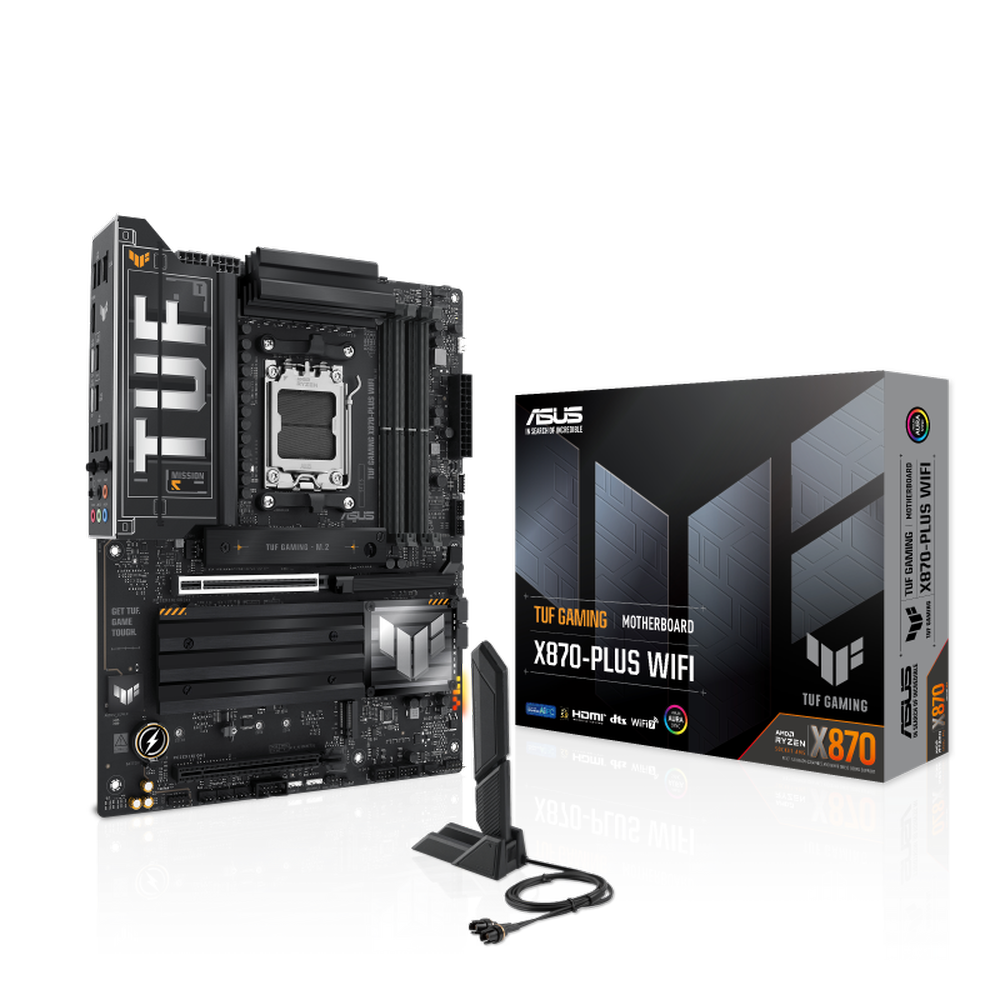 ASUS TUF Gaming X870-Plus Wifi DDR5 AMD Motherboard – TechCure India