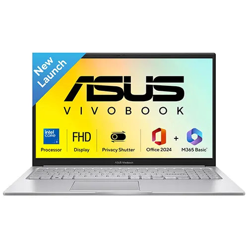 Asus Vivobook 15 X1504VAP-IN005WS Laptop (Intel Core 3 100U/Intel Graphics – 8GB DDR5 – TechCure India