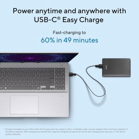 ASUS Vivobook 16 X1607CA-MB350WS, Intel Core Ultra 5 225H – photo 5 – TechCure India