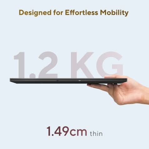 ASUS Zenbook 14 UM3406GA-QL119WS, Ryzen AI 5 430, 16GB, 1TBSSD, AMD Radeon Graphics, 14 inch OLED Touch FHD, Windows 11 Home, Office Home 2024, M365 Basic, 1 Year, Black – TechCure India